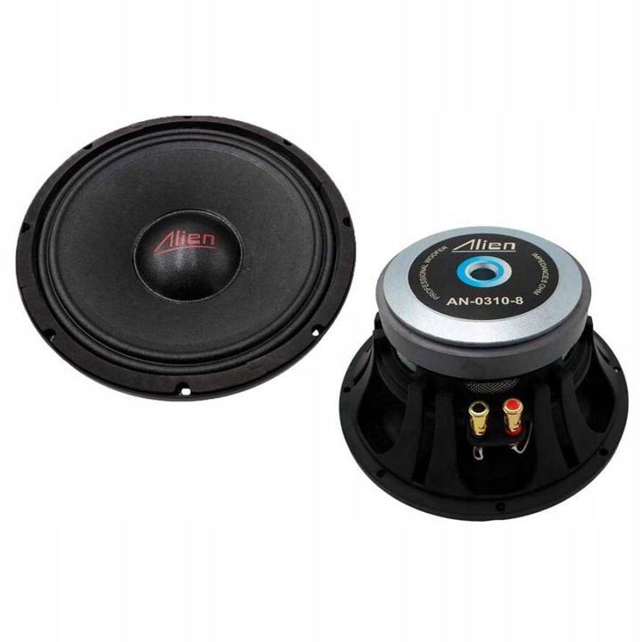 Mélynyomó Alien AN0310 10 hüvelykes 200W 8 ohm fekete 25cm