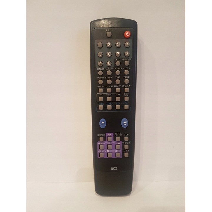 Telecomanda universala pentru Aiwa NSX-S50 NSX-S505 NSX-S52RX NSX-S555 NSX-S556, neagra