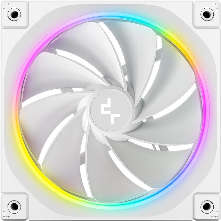 Ventilátor Deepcool FL12R ARGB fehér 120x120x25mm Fluid Dynamic Bearing