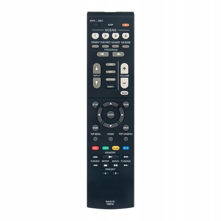 Telecomanda universala pentru echipamente audio, model RAV575, negru