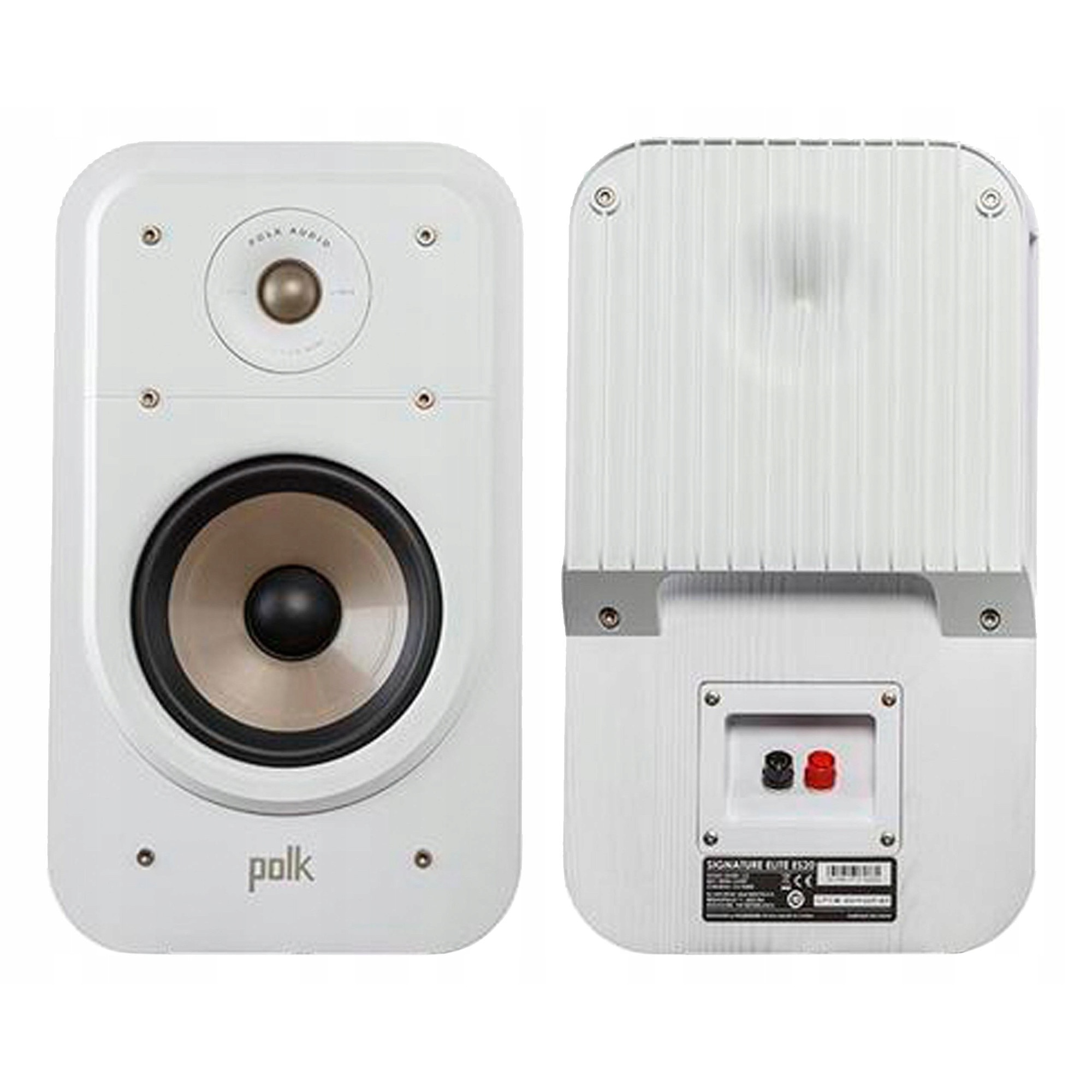 Boxa de raft Polk Audio Signature Elite ES20 (BJI8X7HHR4R), woofer 6,5", Hi-Res Audio, Power Port, Dynamic Balance Array, 20–150 W, 4/8 Ω, alb