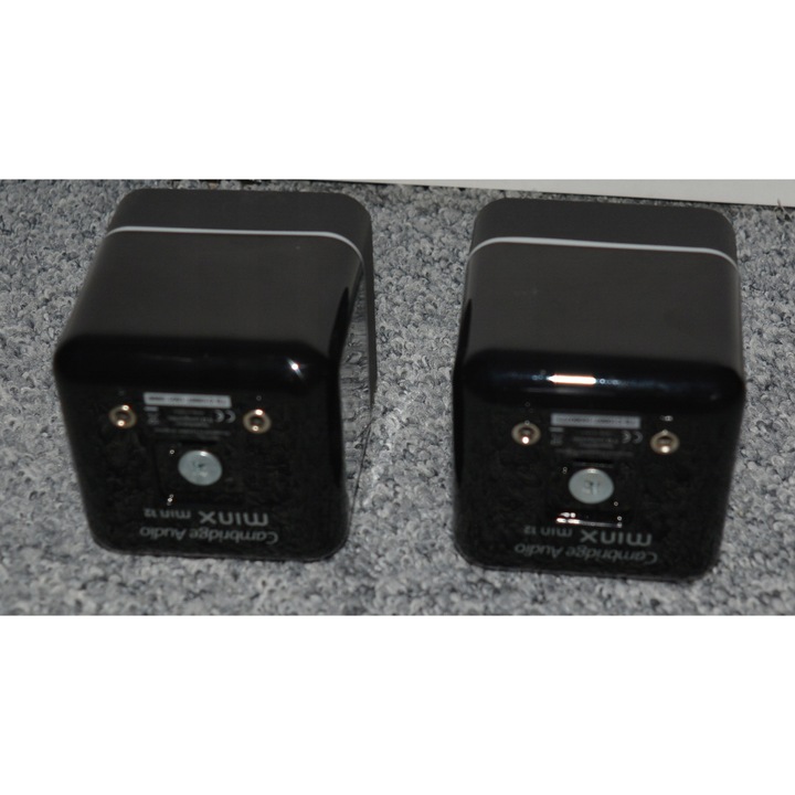 Boxa Cambridge Audio Minx 12, tehnologie BMR, negru lucios, 78x78x85mm