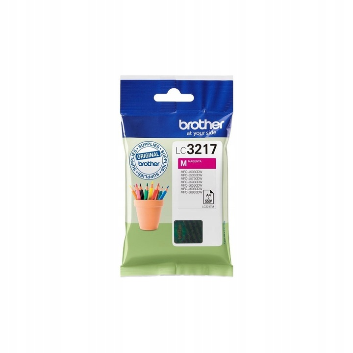 Brother LC3217M magenta tintapatron 7.2ml 550 oldal