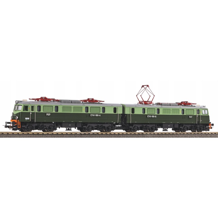 Електрически локомотив Piko ET41-166 PKP, двоен, цифров, със звук, 36.7см