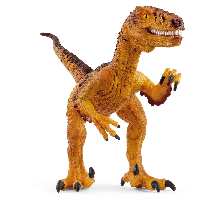 Фигурка Velociraptor Schleich, жълто-оранжева, 17.5x6x11см