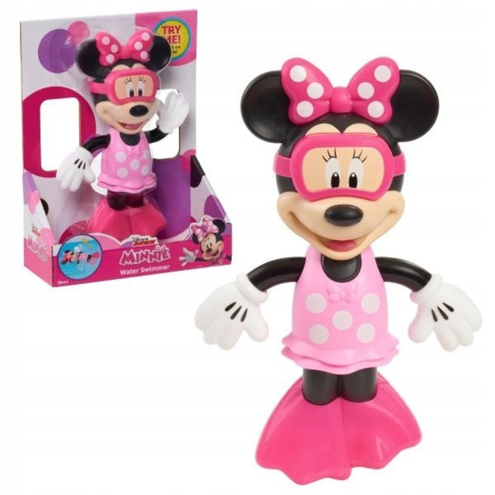 Just Play Minnie Vízben Úszó Figura, 18cm, többszínű, 18 hónap+