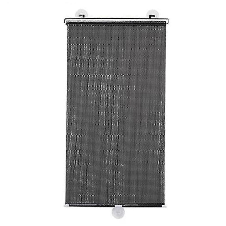 Parasolar fereastra cu ventuze, 45x125cm, PVC, negru