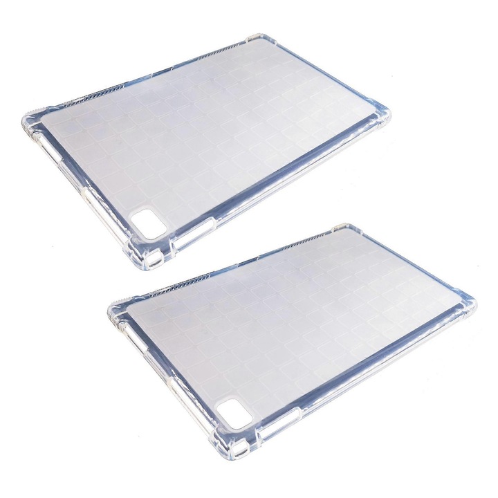 Set 2 huse tablete TPU translucide 24.2x16.2cm ultrathin portabile