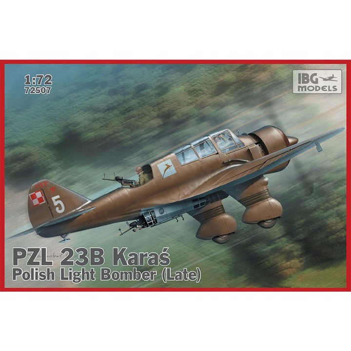 PZL.23B Karas IBG 1:72 műanyag repülőgép modell