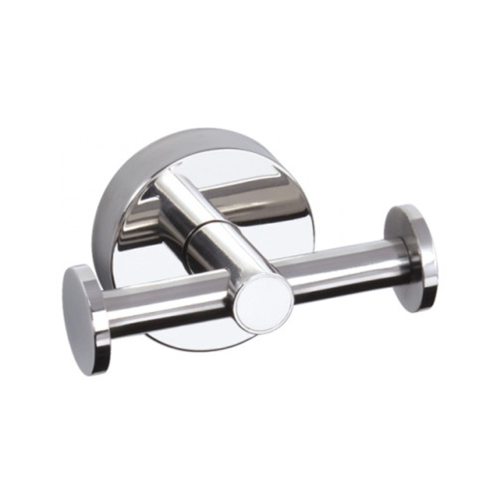 Dupla akasztó Kapitan UNO, Rozsdamentes acél INOX 18/10 AISI304