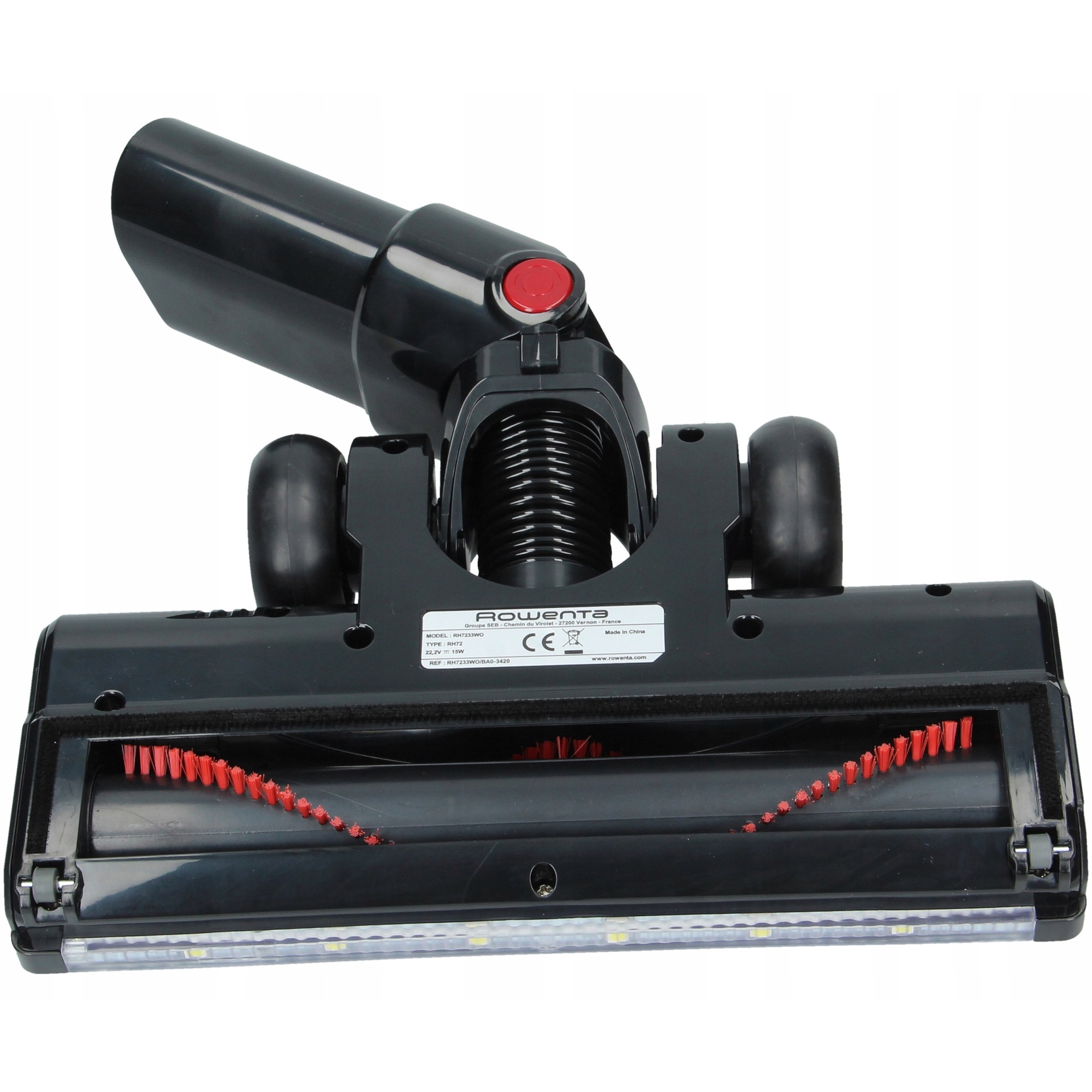 Perie electrica Rowenta RH72, negru, 25x7.5cm, cu roti cauciucate si articulatie mobila