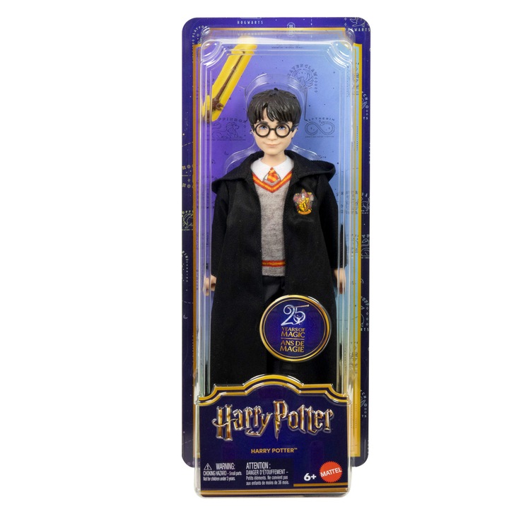 Papusa Harry Potter Mattel JGM18 costum Gryffindor 15cm