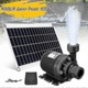 Pompa apa solara 50W 800L/h negru 42x28x6.5cm set