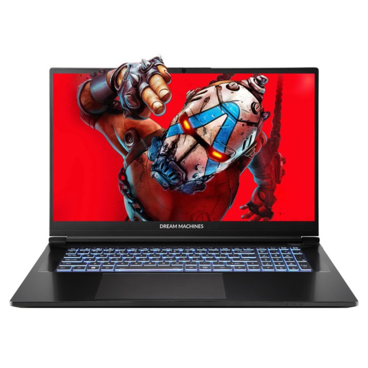 Laptop Gaming Dream Machines RX5070Ti-17EU22, i9-14900HX, 17.3" QHD 240Hz, RTX 5070 Ti 12GB, 32GB RAM DDR5, 2TB SSD