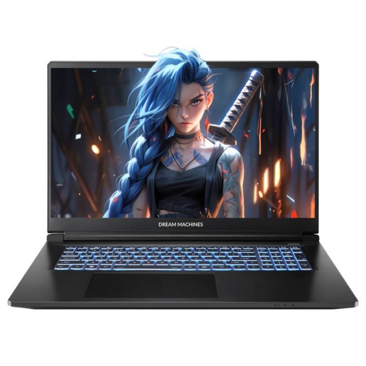 Laptop Gaming Dream Machines RG5050-17EU33, i5-13420H, 17.3" Full HD 144Hz, RTX 5050 8GB, 16GB RAM DDR5, 1TB SSD