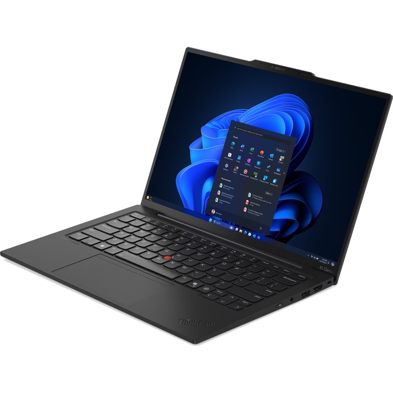 Laptop Lenovo 14'' ThinkPad X1 Carbon Gen 13 Aura Edition, 2.8K OLED 120Hz VRR, Procesor Intel® Core™ Ultra 7 258V (12M Cache, up to 4.80 GHz), 32GB LPDDR5X, 512GB SSD, Intel Arc 140V, Win 11 Pro, Black, Paint