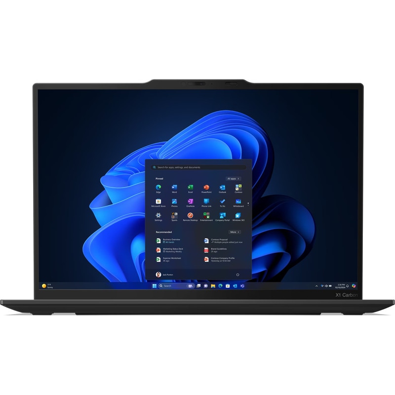 Laptop Lenovo 14'' ThinkPad X1 Carbon Gen 13 Aura Edition, 2.8K OLED 120Hz VRR, Procesor Intel® Core™ Ultra 7 258V (12M Cache, up to 4.80 GHz), 32GB LPDDR5X, 512GB SSD, Intel Arc 140V, Win 11 Pro, Black, Paint