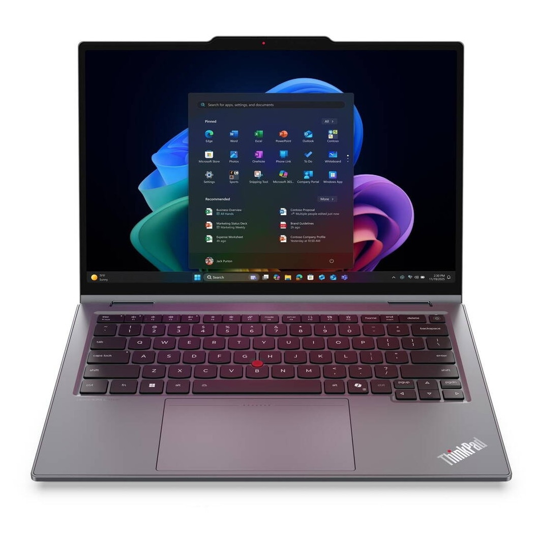 Laptop Lenovo ThinkPad X1 2-in-1 Gen 11 Aura Edition WUXGA 14 inch Intel Core Ultra 5 325 32GB 512GB SSD Windows 11 Pro Grey