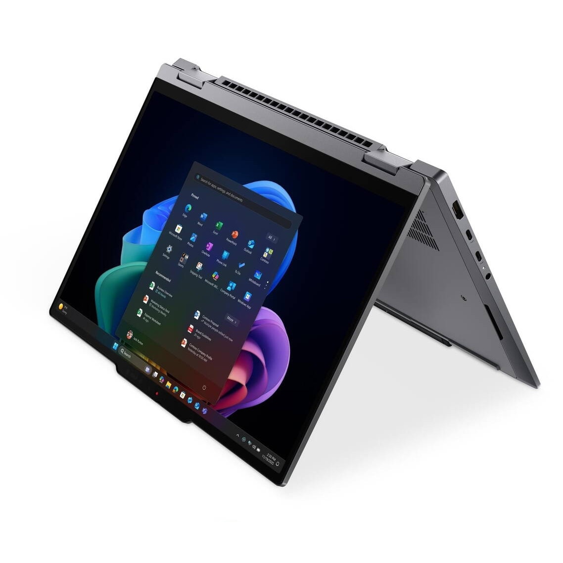 Laptop Lenovo ThinkPad X1 2-in-1 Gen 11 Aura Edition WUXGA 14 inch Intel Core Ultra 5 325 32GB 512GB SSD Windows 11 Pro Grey