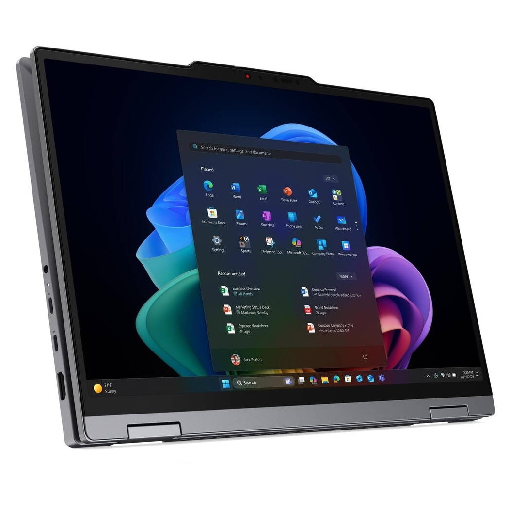 Laptop Lenovo ThinkPad X1 2-in-1 Gen 11 Aura Edition WUXGA 14 inch Intel Core Ultra 5 325 32GB 512GB SSD Windows 11 Pro Grey