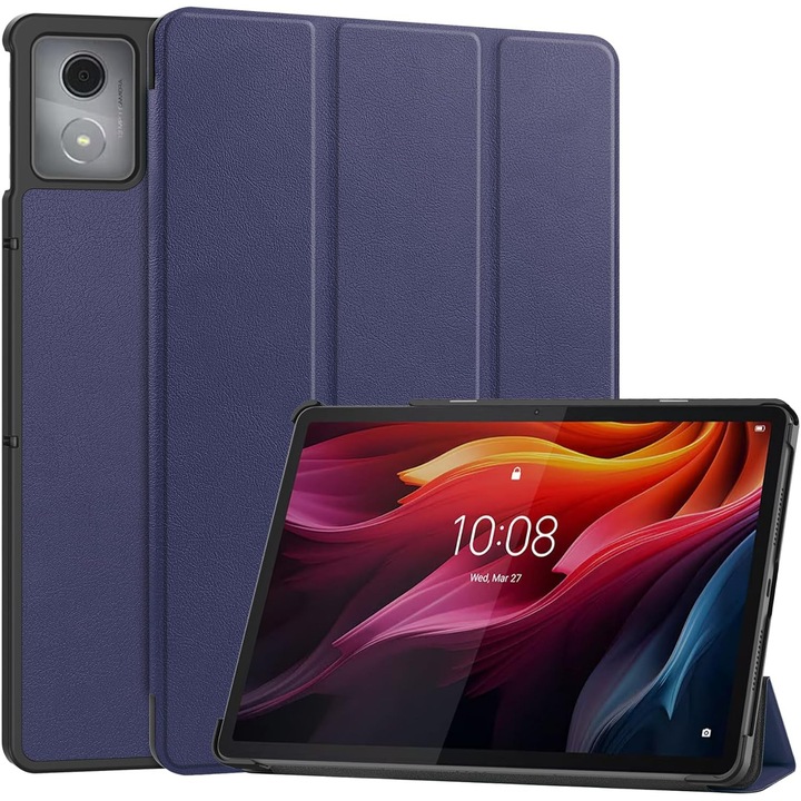 Husa pentru tableta, Supero, Lenovo, compatibilitate dedicata Lenovo Tab K11 Plus TB352FU, protectie impotriva zgarieturilor, acces complet la porturi si butoane, design ergonomic, antiderapant, material rezistent, negru