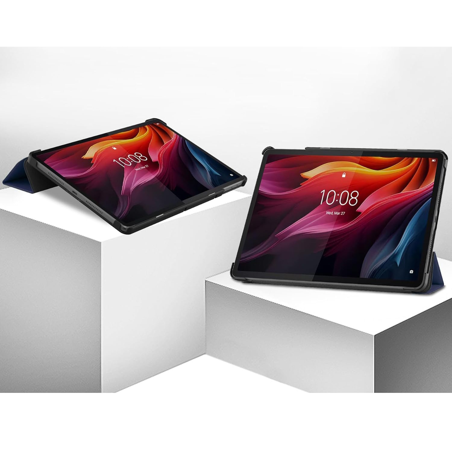 Husa pentru tableta, Supero, Lenovo, compatibilitate dedicata Lenovo Tab K11 Plus TB352FU, protectie impotriva zgarieturilor, acces complet la porturi si butoane, design ergonomic, antiderapant, material rezistent, negru