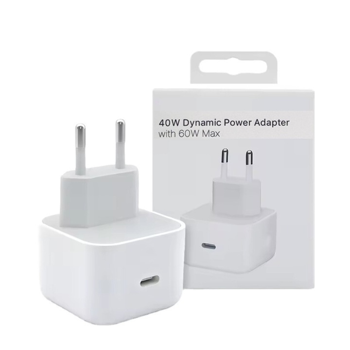 Adaptor Gyors Töltő Dinamikus 40W - 60W, PD 3.0 iPhone 17 Series-hez