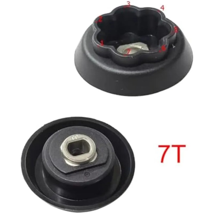 Set 2 roti antrenare pentru blender, 7 trepte, compatibil Monsieur Cuisine, alb, universal