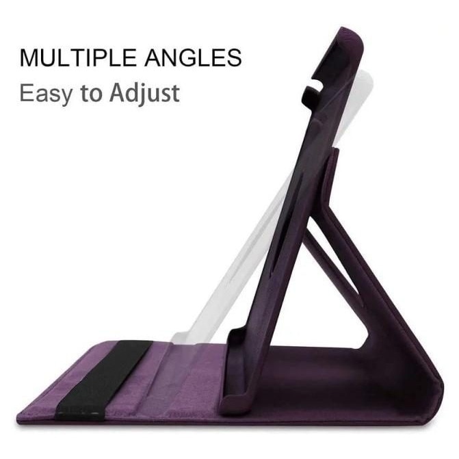 Husa rotativa 360° pentru tableta, piele PU, rezistenta la socuri, multicolor, 10.4-11 inch