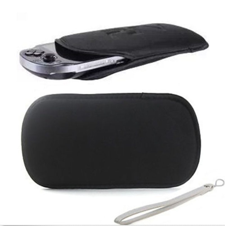 Мек защитен калъф за PS Vita 1000 2000 черен 21x11.5x0.8cm комплект