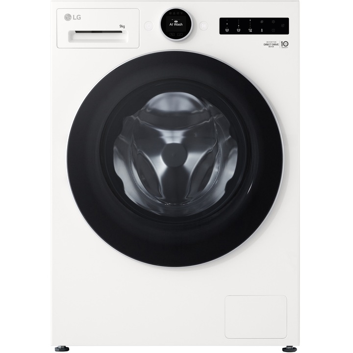 Masina de spalat rufe frontala LG F2X70S9TWS,Direct Drive, Steam, Wi-Fi, 9 kg, AIDD, 1200rpm, SLIM, Clasa A, Alb