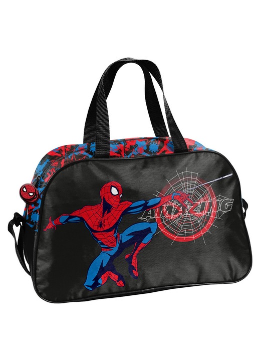 Спортна чанта за деца Paso Spiderman черна
