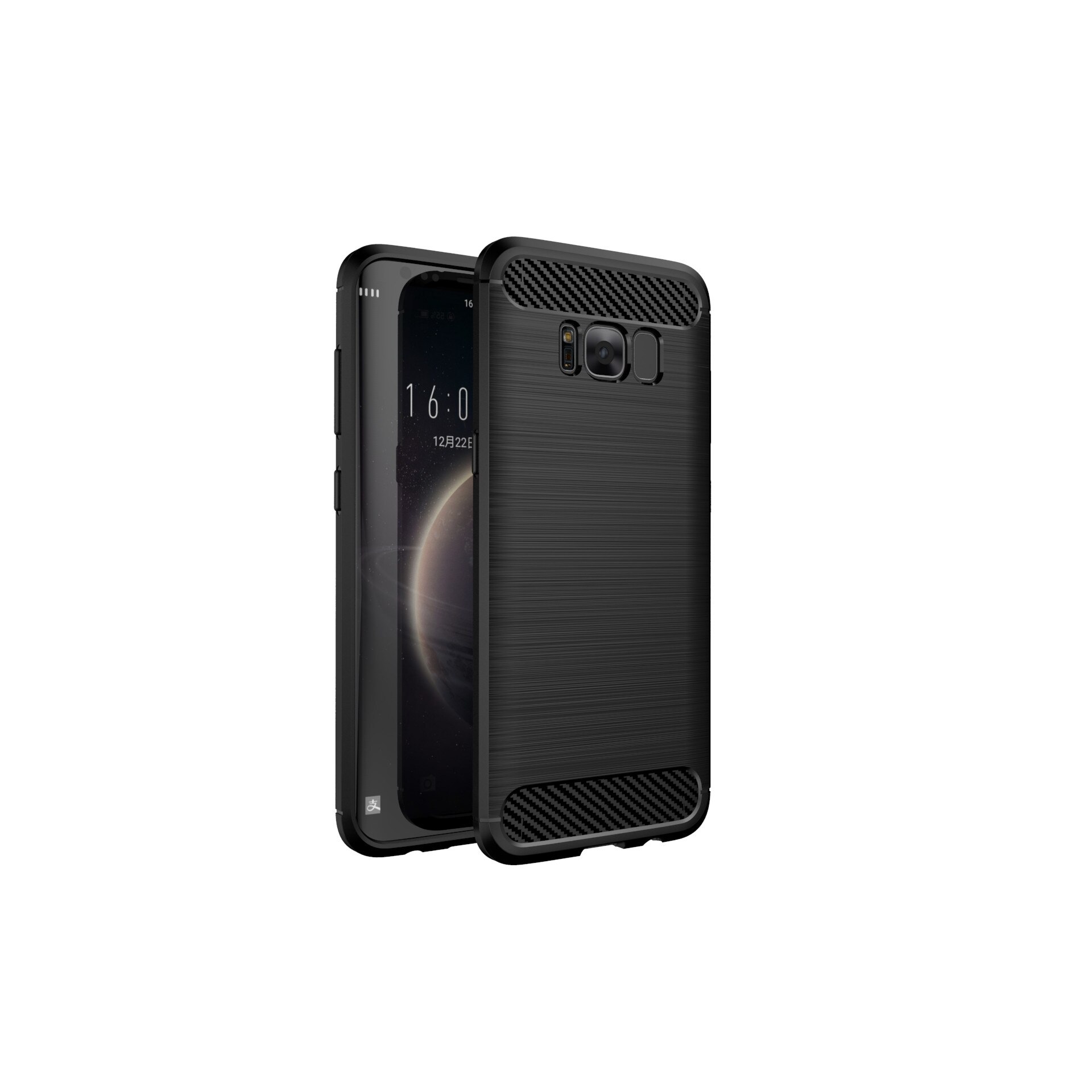 Husa iPaky Slim - Antiamprenta Samsung Galaxy S8 Plus - Negru