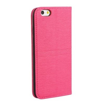 Husa protectie URBAN pentru iPhone X, flip orizontal, inchidere magentica, Roz Husa protectie URBAN pentru iPhone X, flip orizontal, inchidere magentica, Roz