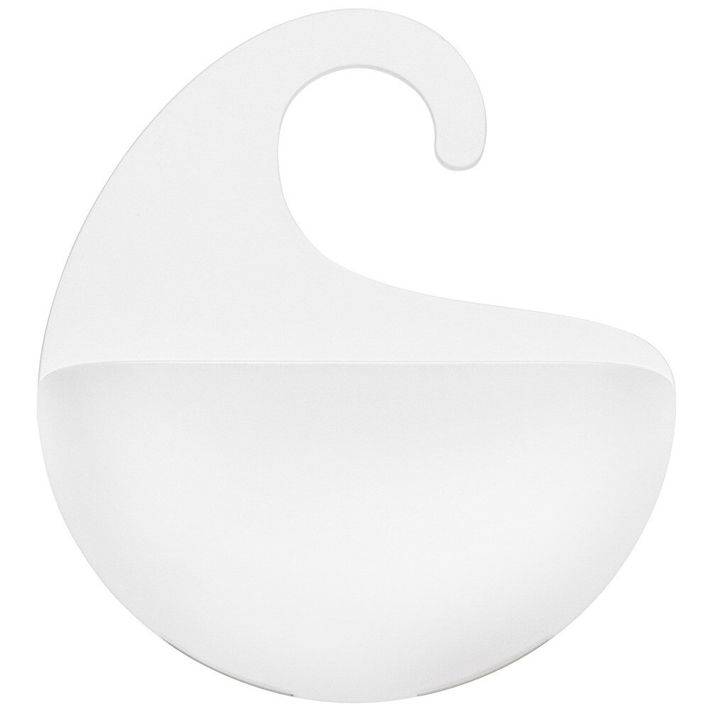 Organizator de baie SURF XS - culoare alba, KOZIOL