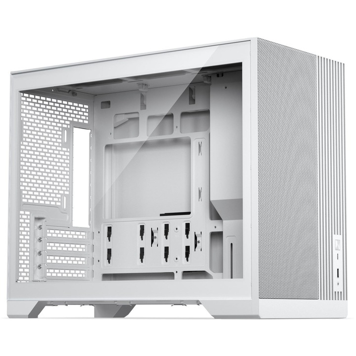 Carcasa Corsair iCUE 4000X RGB, Mid-Tower, fara sursa, ATX, White