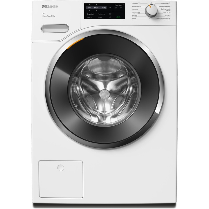 Masina de spalat cu incarcare frontala MIELE W1 WWGG360 WCS WWG360 WCS, 9 kg, 1400 rpm, Clasa A Alb