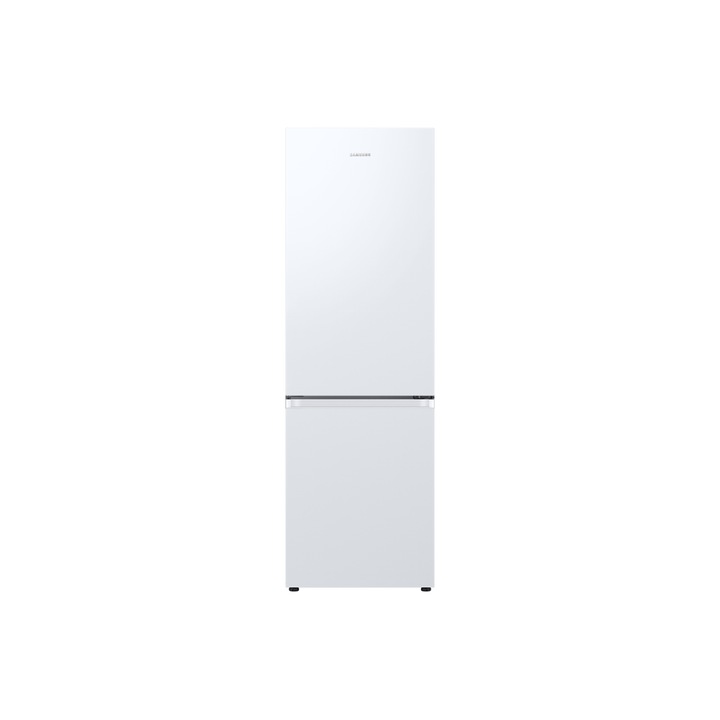 Combina frigorifica Samsung RB34C600EWW/EF, 344 l, No Frost, All-Around Cooling, Compresor Digital Inverter, WiFi, Clasa E, H 185 cm Alb