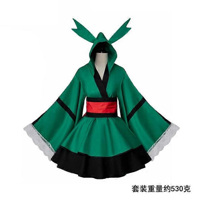 Costum cosplay kimono My Hero Academia Izuku Midoriya Shoto Todoroki multicolor XXL