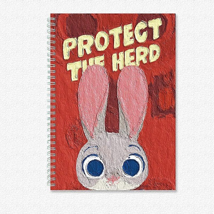 Caiet Zootopia Judy Hopps Nick Wilde, diverse dimensiuni, multicolor, B5xA5xA6