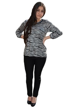 Bluza chic de primavara, masura mare , D&J Exclusive, Gri Bluza chic de primavara, masura mare , D&J Exclusive, Gri