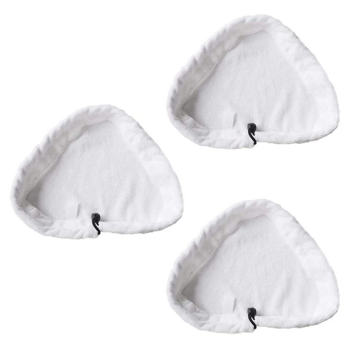Set 8 lavete triunghiulare microfibra lavabile universale