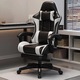 Геймърски стол Vivendo Speedx GT, Racing, Регулируем наклон, Прибираща се поставка за крака, Лумбална и цервикална възглавница, Регулиране на височината, Въртене на 360°, Основа с 5 колела, 127-134 см, PU екологична кожа, Бял, Черен