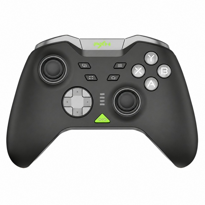 PXN P5, Мултиплатформен (PC, Мобилен, Switch), RGB, 1000 Hz, Hall Effect, RF 2,4 GHz/Bluetooth/USB, Черен, Безжичен контролер