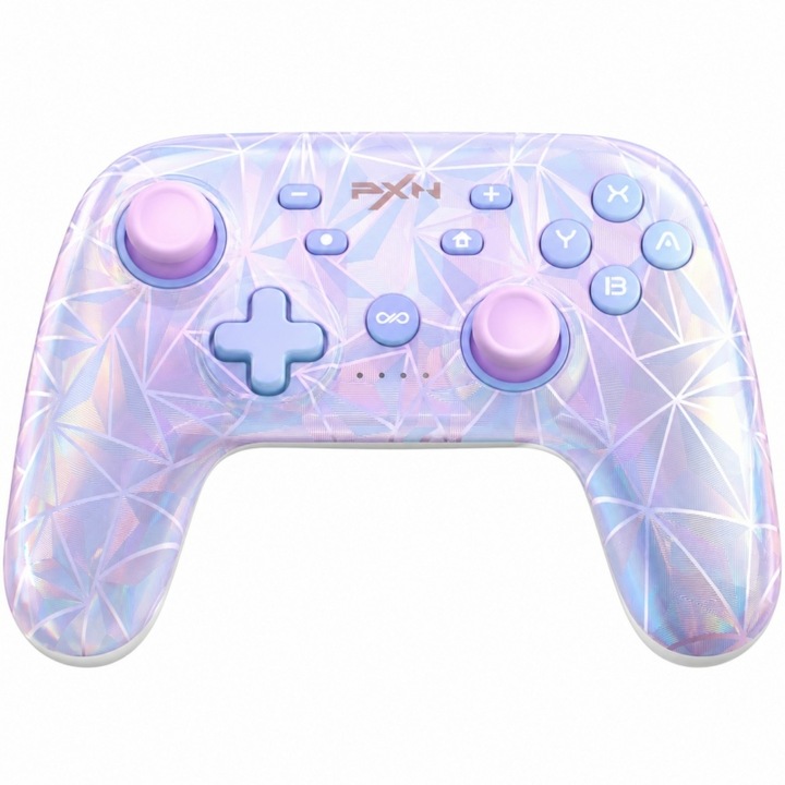 PXN P50 S, Multi-Platform (PC, Мобилен, Switch), HD Rumble, Hall Effect, NFC функция, Bluetooth, Stardust Pink, Безжичен контролер