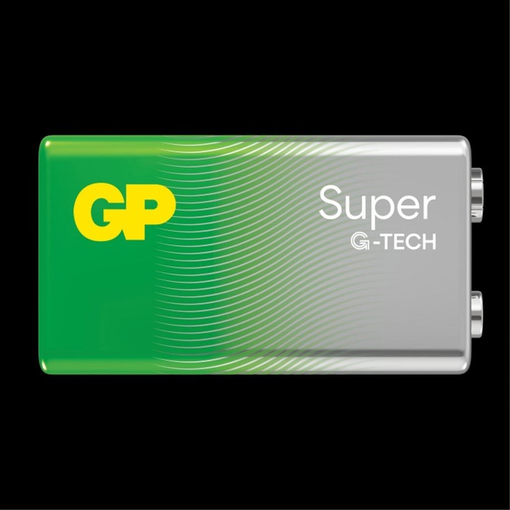 Baterie GP Super Alkaline 9V, 1604A/6LF22, 1 pachet