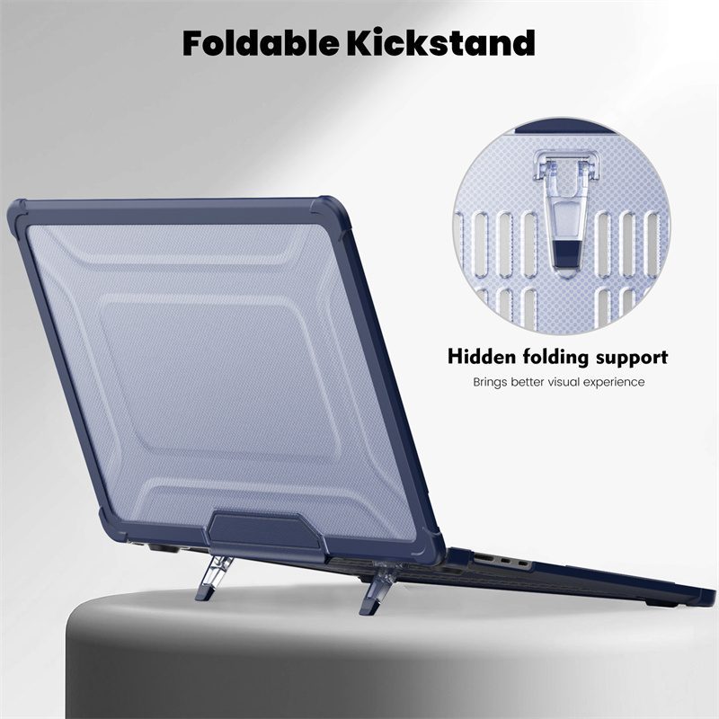 Husa laptop 15.3 inch, 34.5x24.7x2.2cm, transparenta, rezistenta la socuri