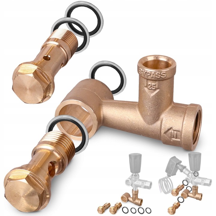 Colector Bypass MTM IRV25 pentru Pompe HAWK, 25mm, 53-66mm