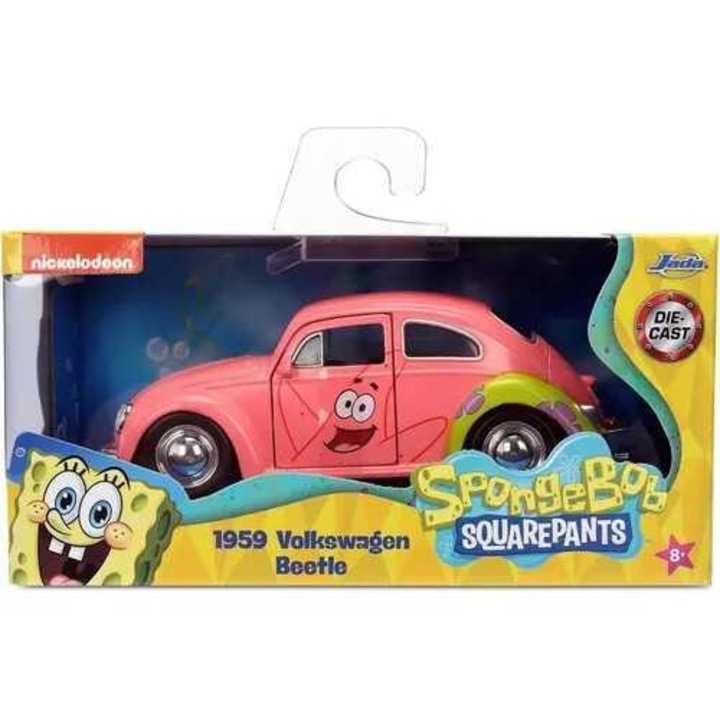 Fém modell Volkswagen Beetle Spongya Bob 1959