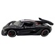 Koenigsegg Jesko Attack Autómodell Fekete 1:32 Fém Die-Cast Fénnyel és Hangokkal